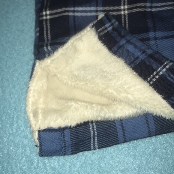 L.L. BEAN fleece lined button up long sleeve flannel cozy shacket NEW size S - Picture 7 of 12